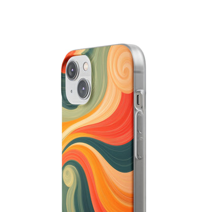 Swirling Ember iPhone 14 Case - Soft