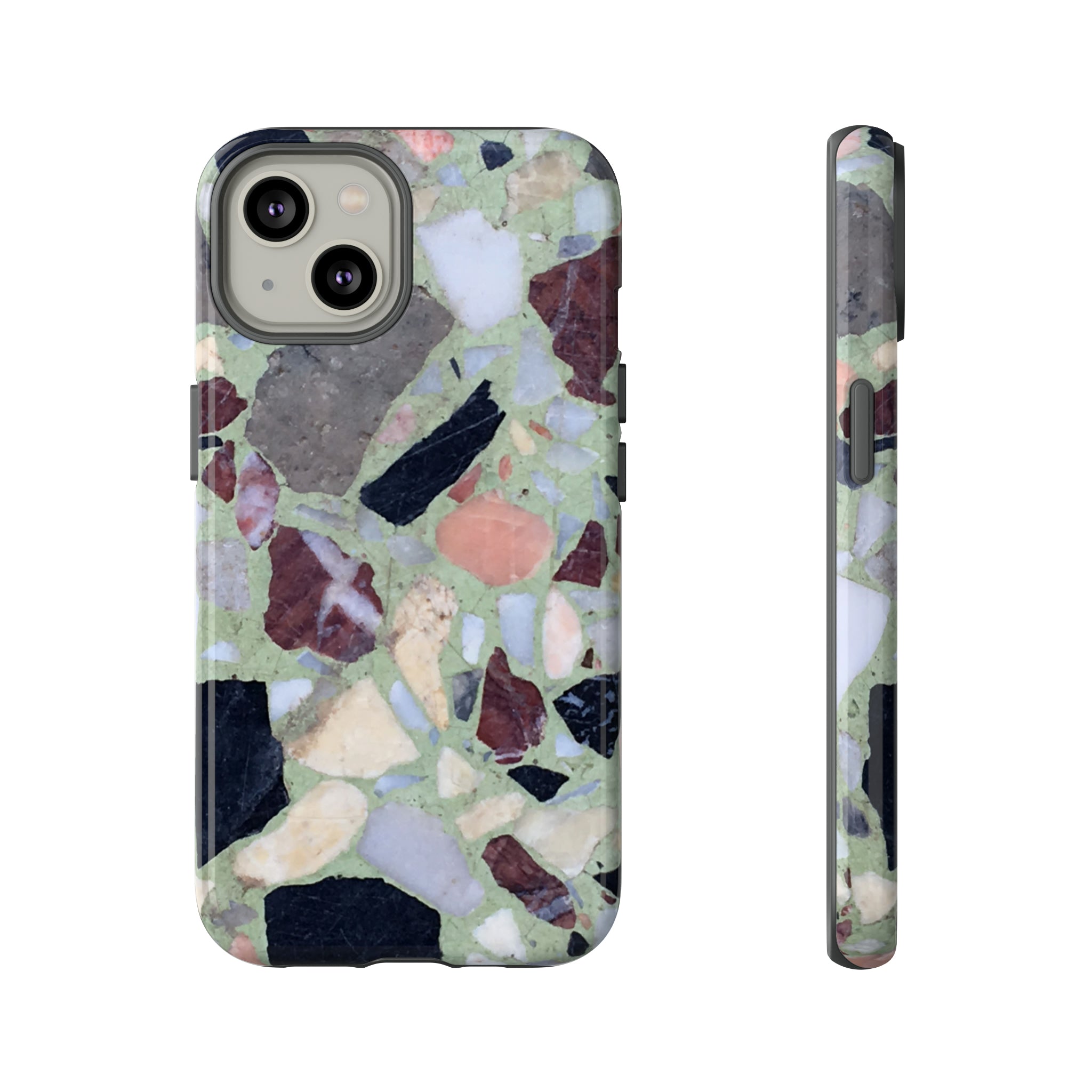 Terrazzo in Green - Protective Phone Case