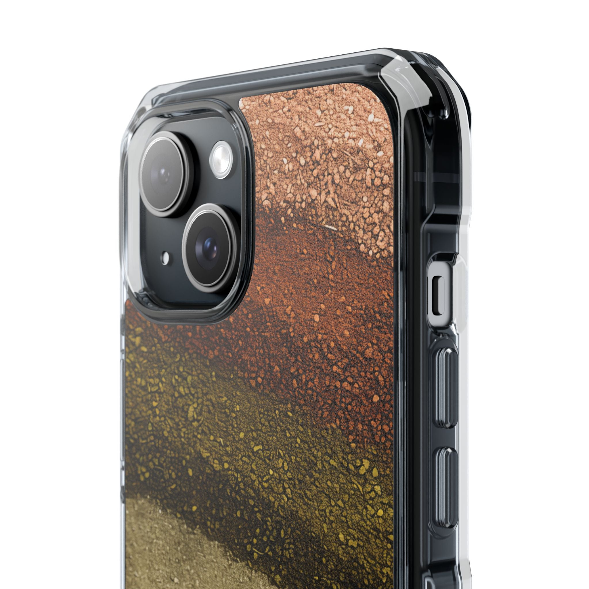 Earth Tone Pattern - Clear Impact Case for iPhone