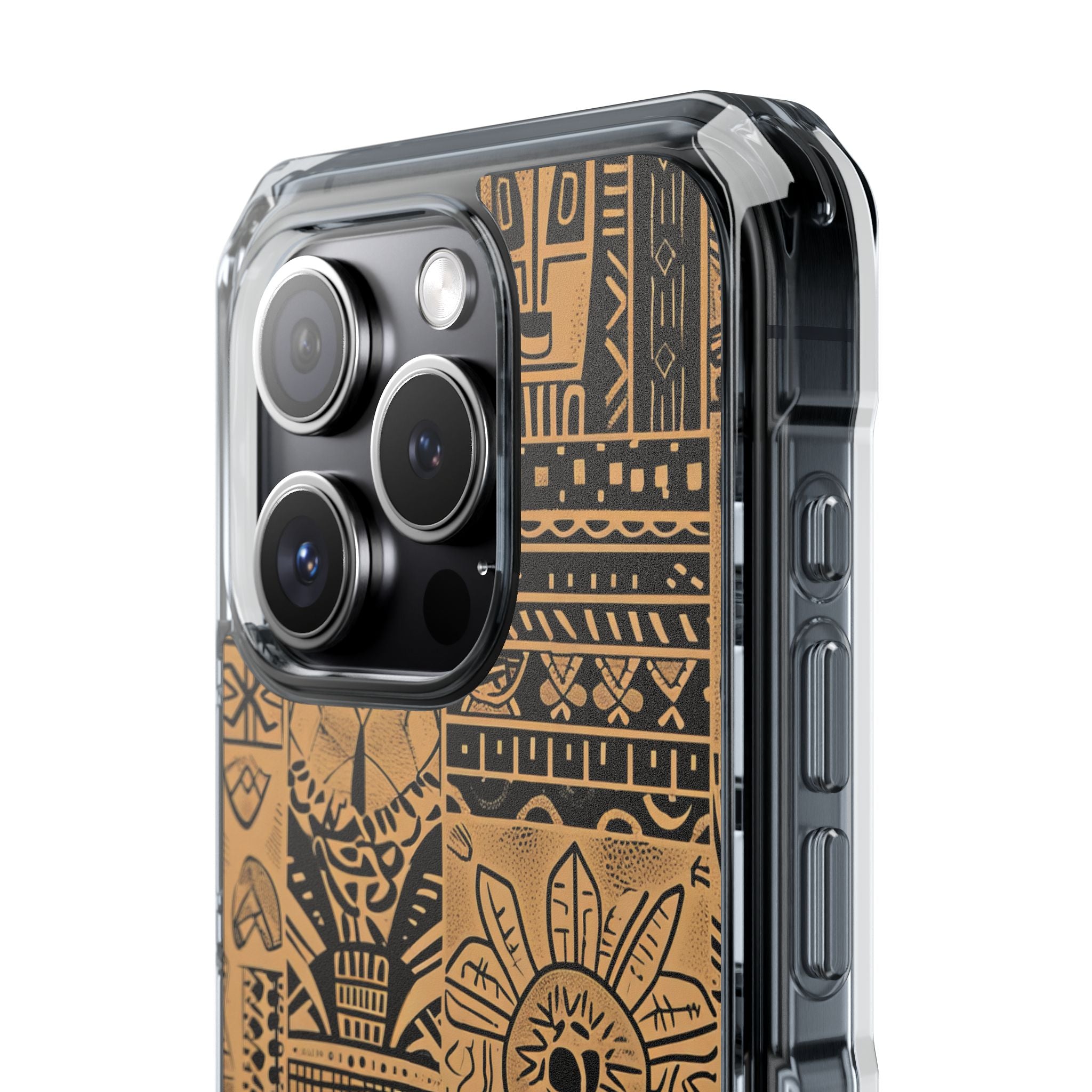 Tribal Faces iPhone 15 Pro Case - Impact