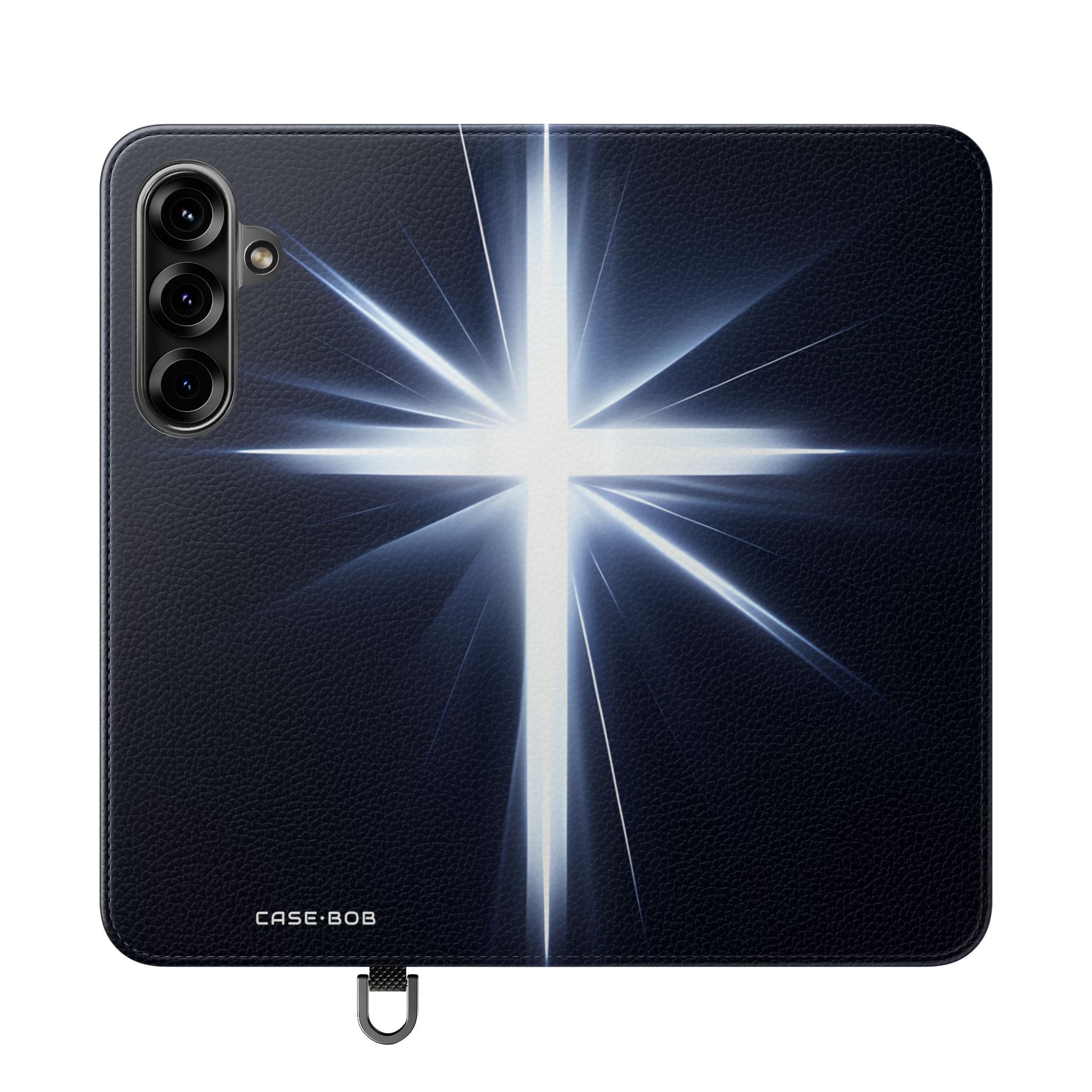 Glowing Crossburst - Samsung S25+ Case - Wallet