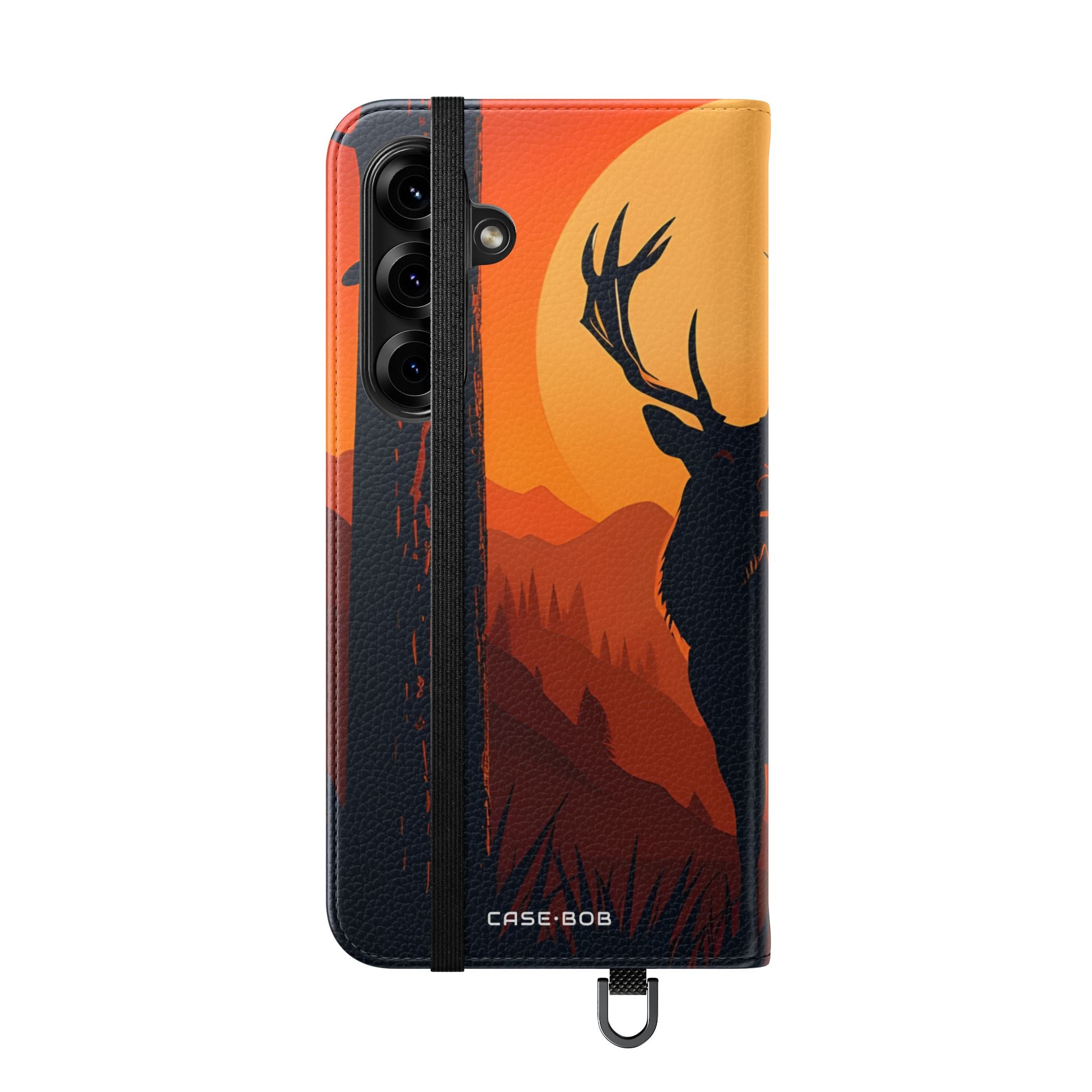 Stag Sunset - Samsung S25+ Case - Wallet