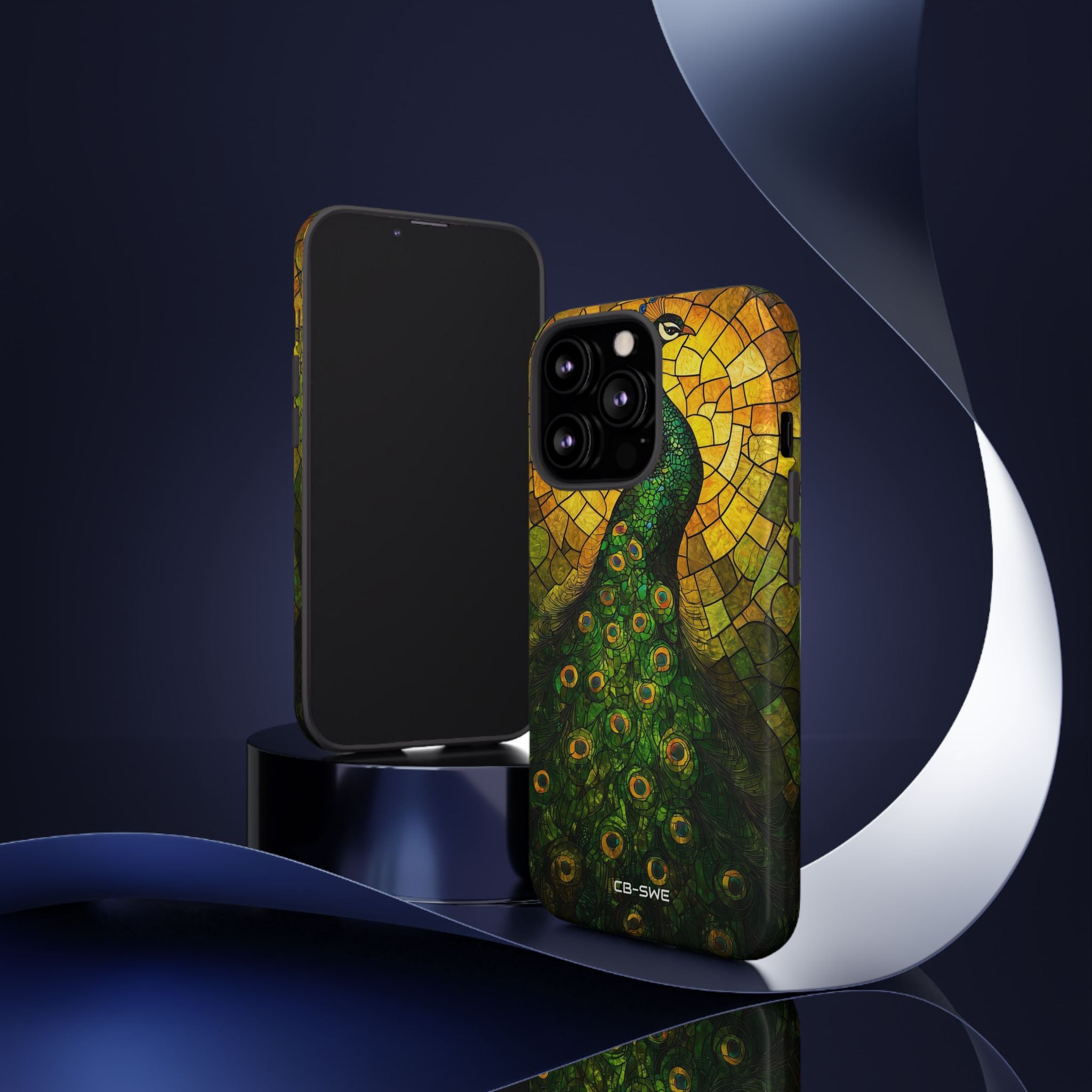 Peacock Spreads Light - iPhone Case