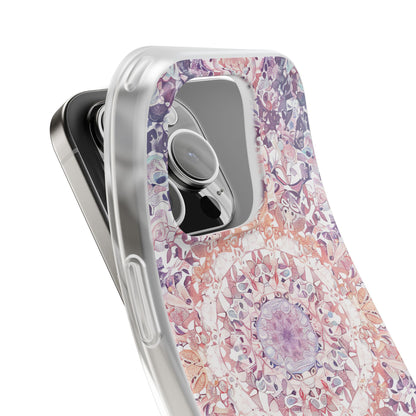 Purple Pink Mandala - Flexi iPhone 16 Phone Case