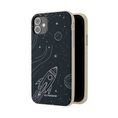 Cosmic Doodle Adventure | Biodegradable Phone Case