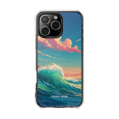 Turquoise Curl iPhone 16 Pro Max Case - Impact