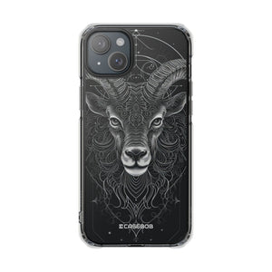 Mystic Ram Mandala – Handyhülle für iPhone (Clear Impact – Magnetisch) 