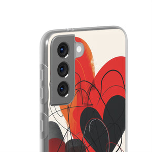 Fiery Hearts | Flexible Phone Case for Samsung Galaxy