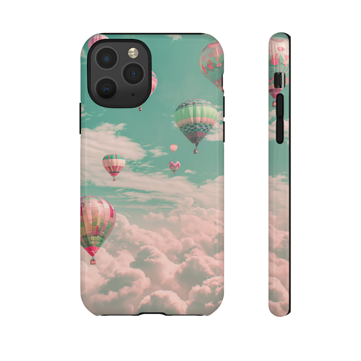 Skyward Balloons: Pastel Journey - Protective Phone Case