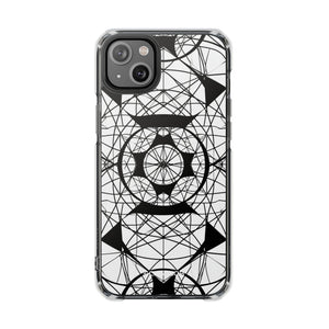 Geometric Hypnosis - Phone Case for iPhone (Clear Impact - Magnetic)