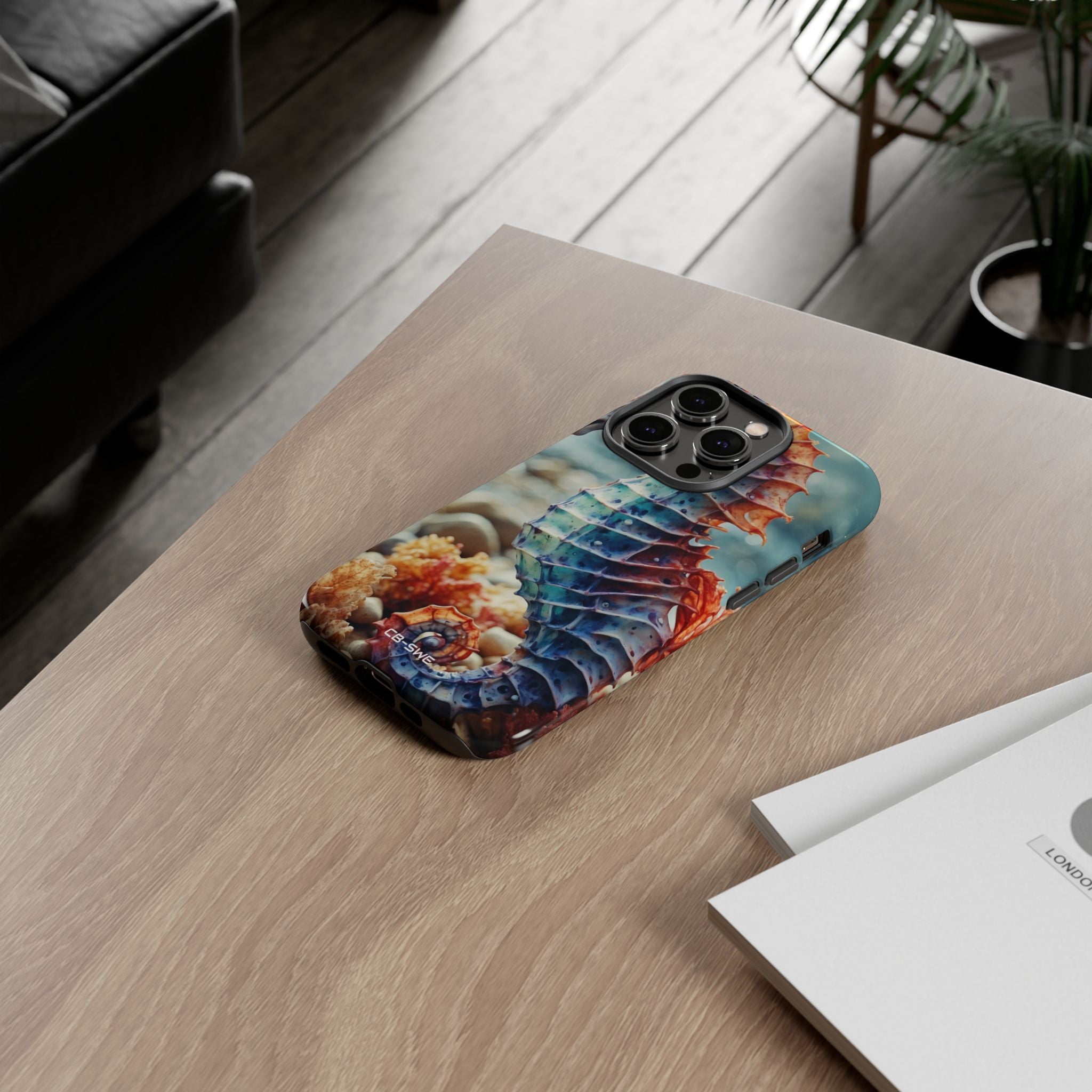 Seahorse Dances Freely - iPhone Case