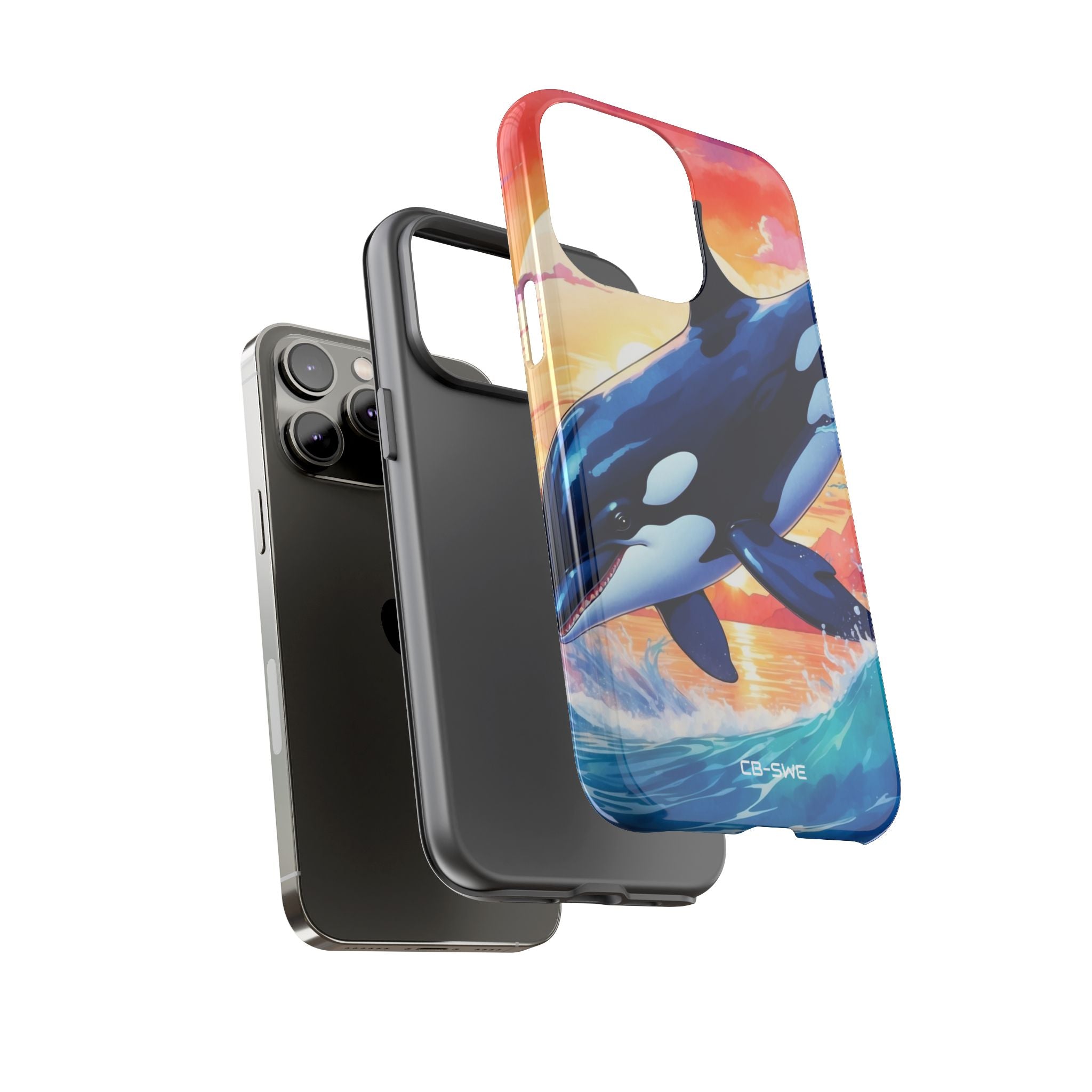 Orca Leaps Joyfully - iPhone Case
