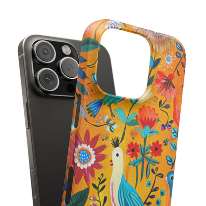 Whimsical Vintage Nature Harmony iPhone 16 - Slim Phone Case