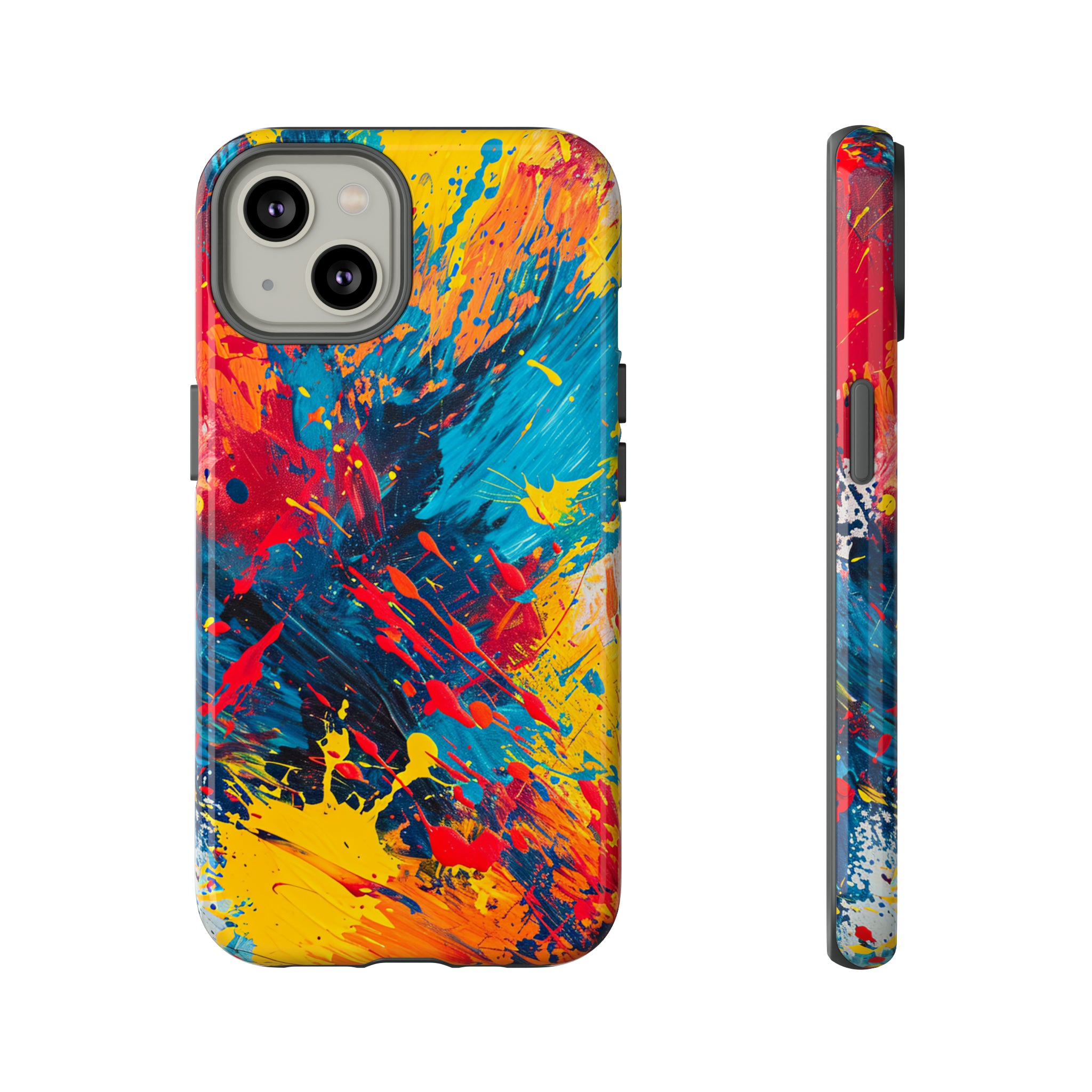 Artistic Brushstroke Bliss - Protective Phone Case