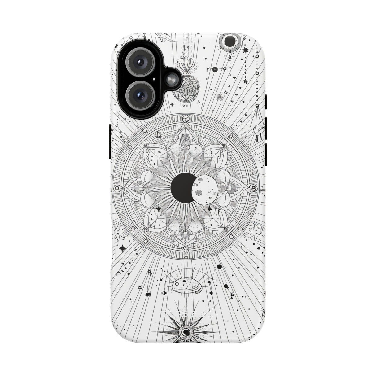 Himmlisches Mandala: Kosmische Feinheiten - für iPhone 16