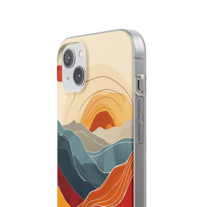 Sunset Waves | Flexible Phone Case for iPhone