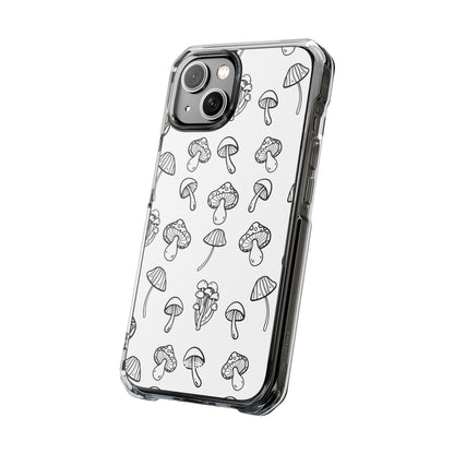 Mushroom Line Play iPhone Case - Impact