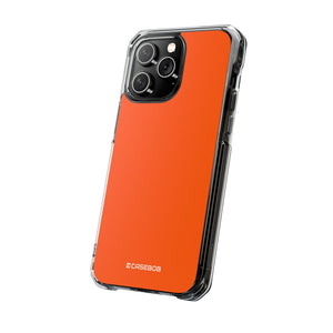 Orange Crayola | Phone Case for iPhone (Clear Impact Case - Magnetic)