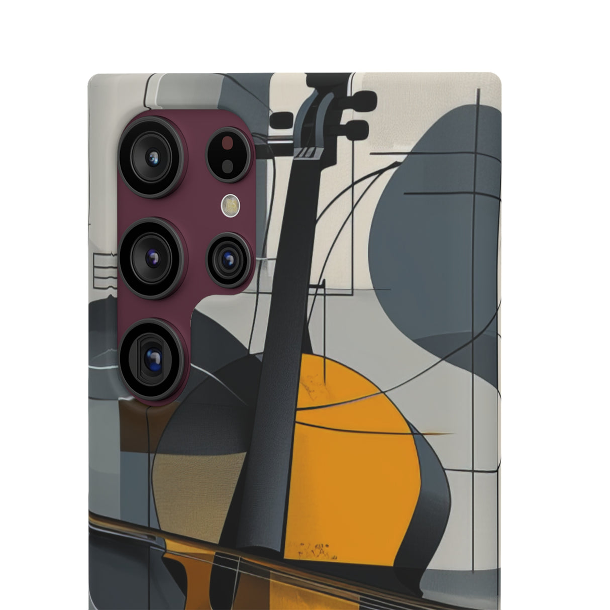 Cello Abstraction | Slim Phone Case for Samsung