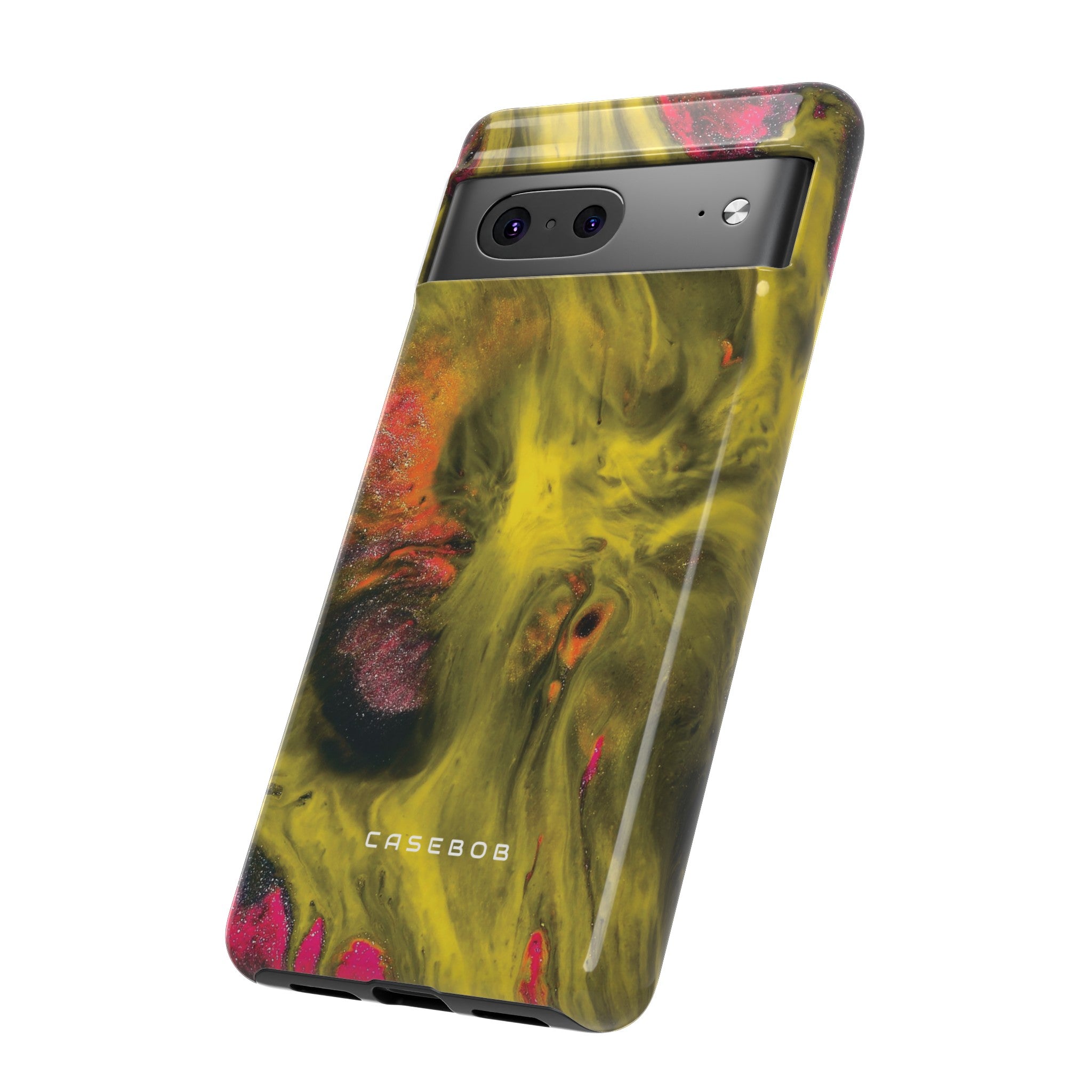 Yellow Ink Art - Protective Phone Case