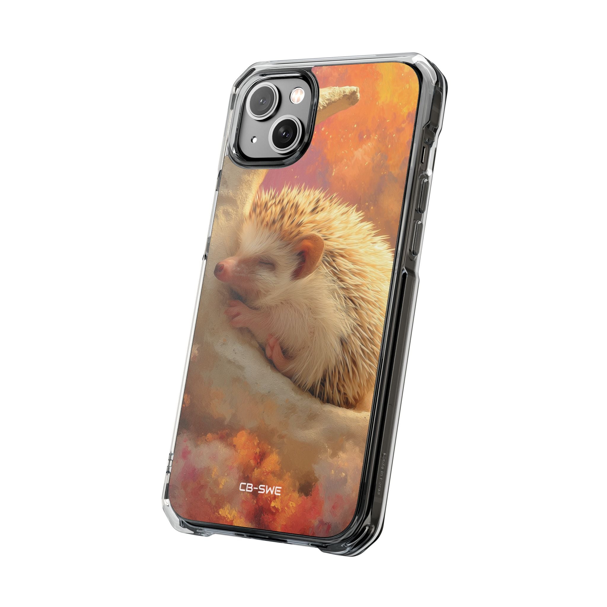 Hedgehog Rests Dreaming iPhone Case - Impact