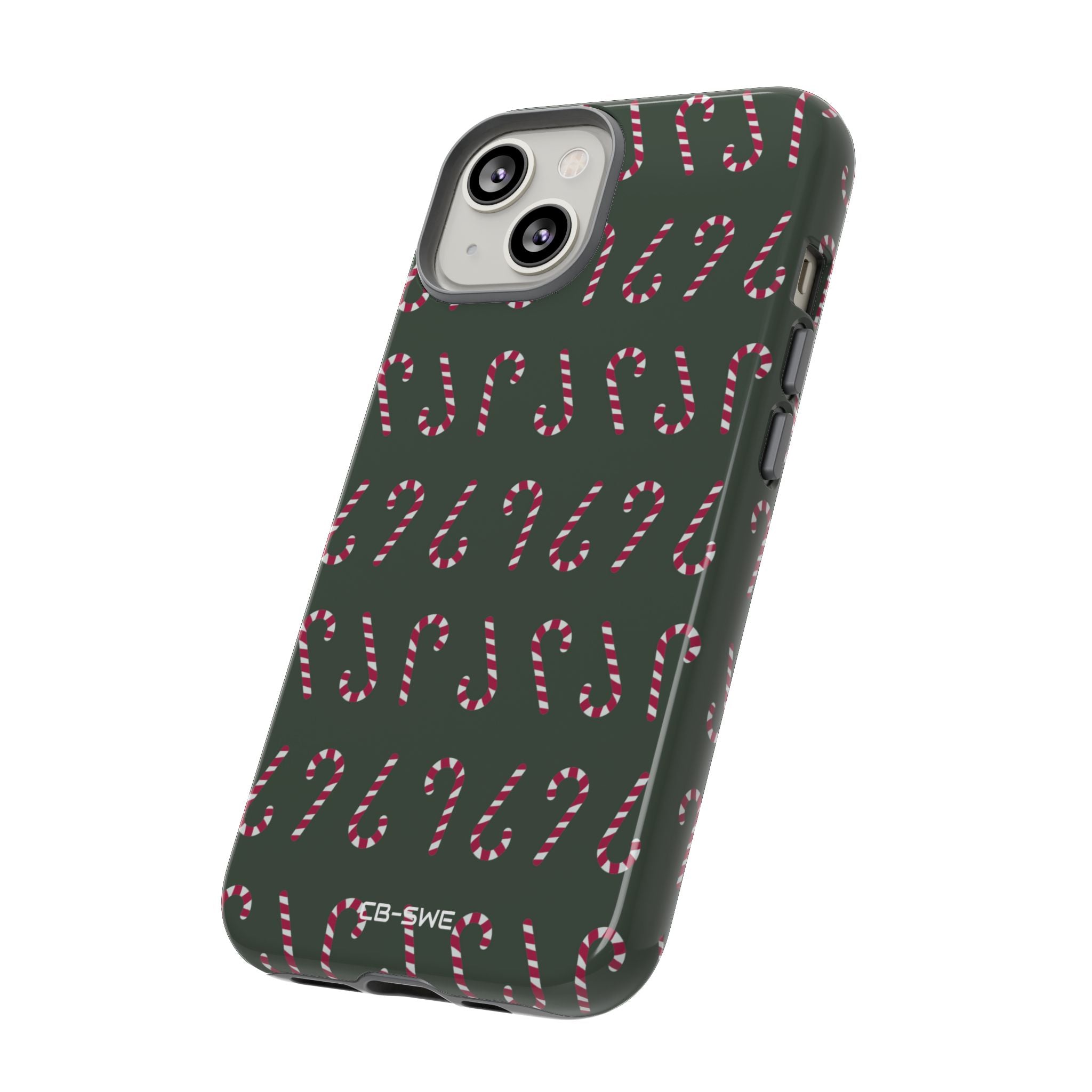 Candy Canes Aligned - iPhone Case