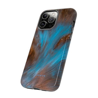 Blue Lagoon Ink Art - Protective Phone Case