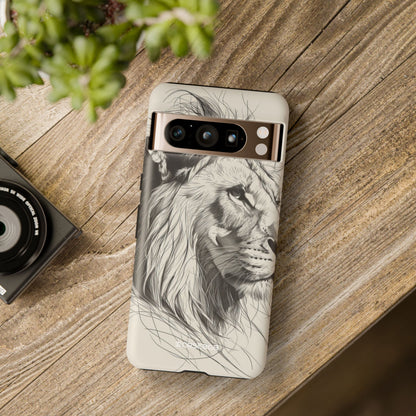 Majestic Lion: Minimalist Elegance - for Google Pixel 8