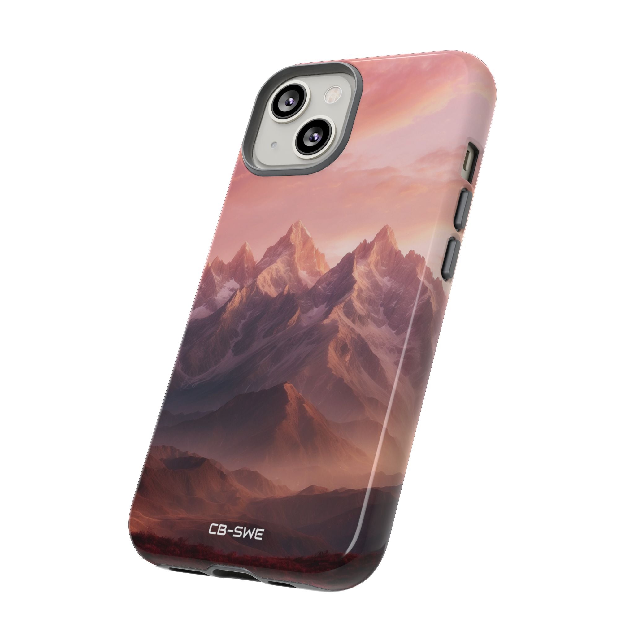 Vibrant Peaks Emerge - iPhone Case