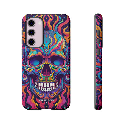 Flaming Skull Samsung S23 Plus Case - Tough
