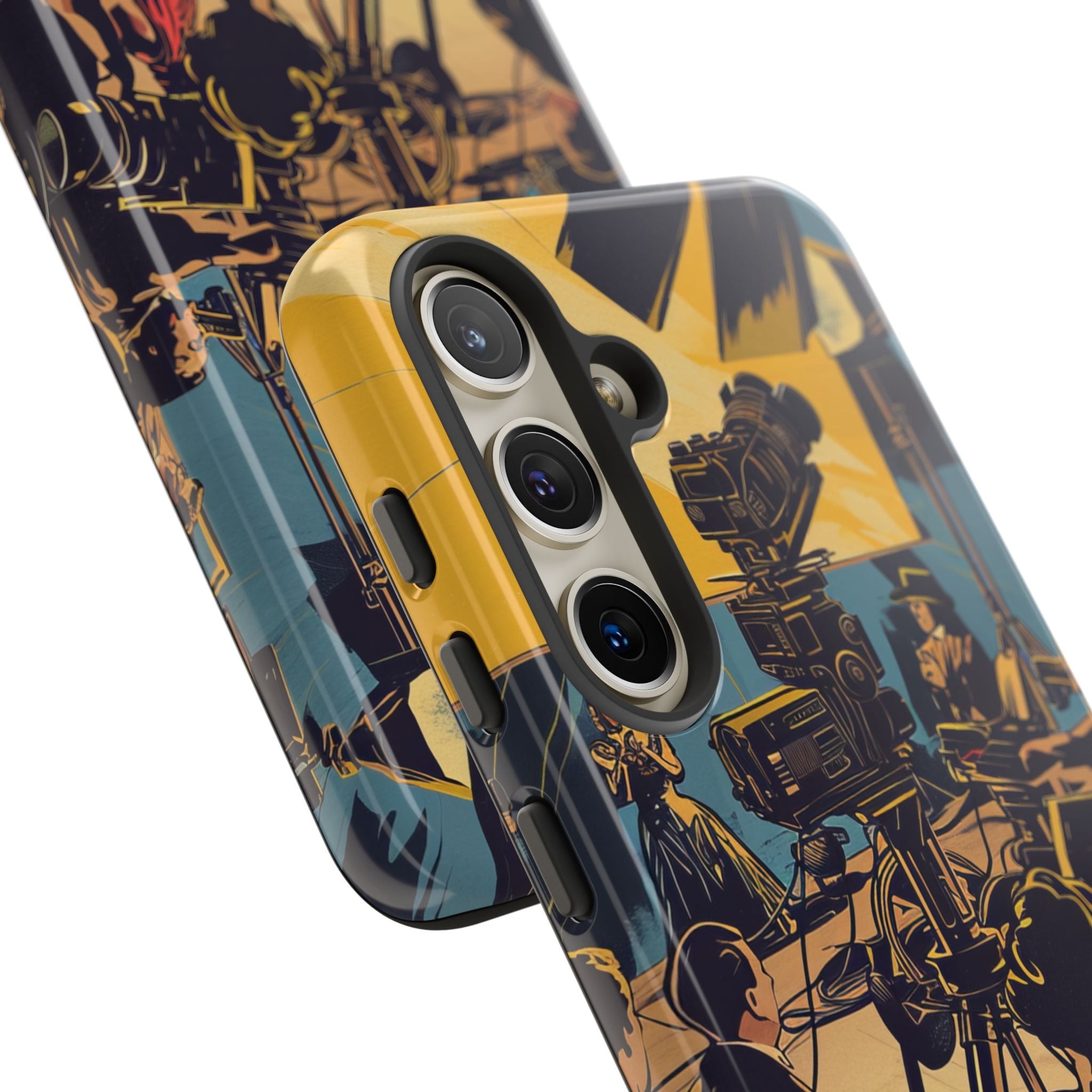 Golden Era Cinematic Spotlight Samsung S24 - Tough Phone Case