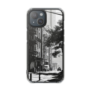 Urban Serenity - Phone Case for iPhone (Clear Impact - Magnetic)