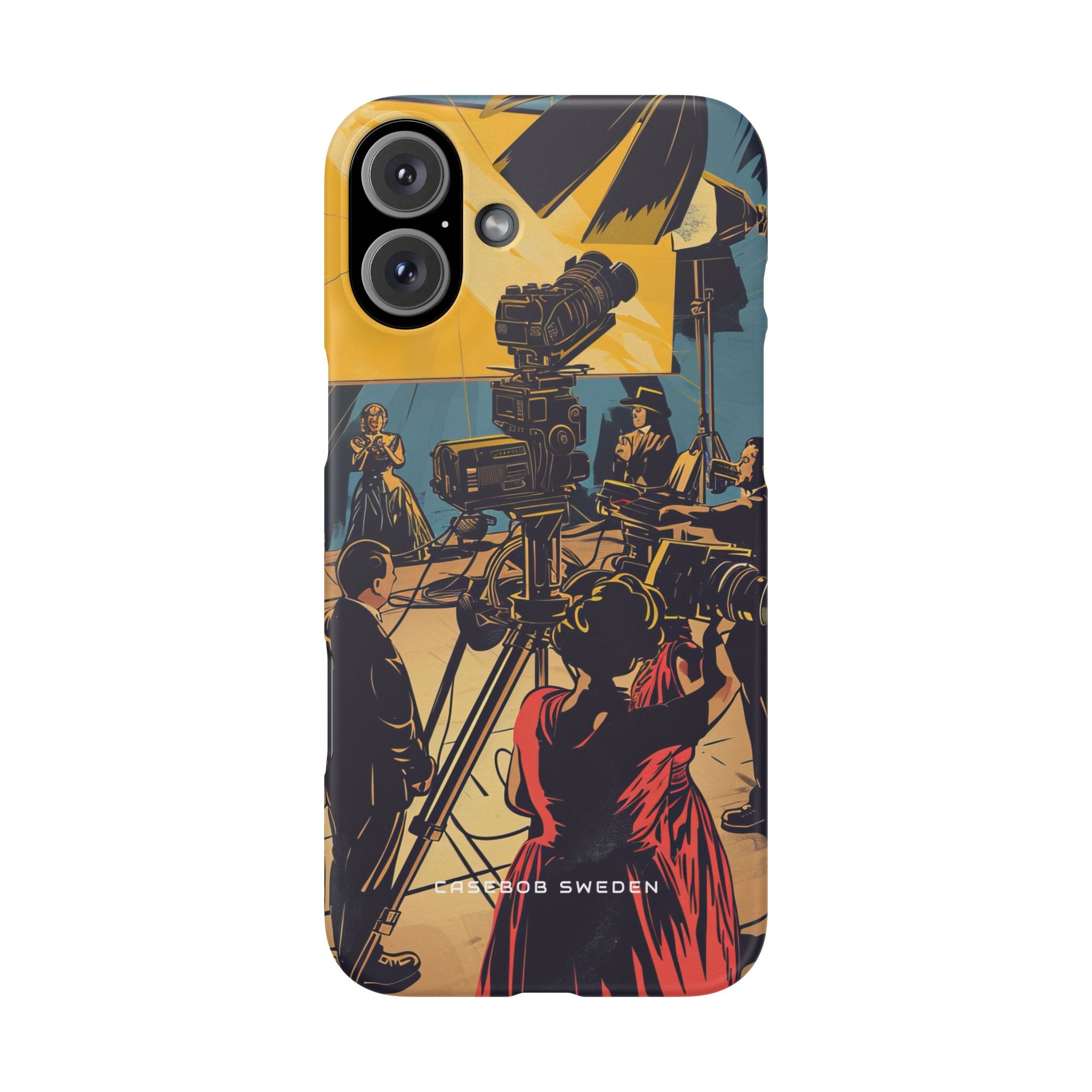 Golden Era Cinematic Spotlight iPhone 16 - Slim Phone Case