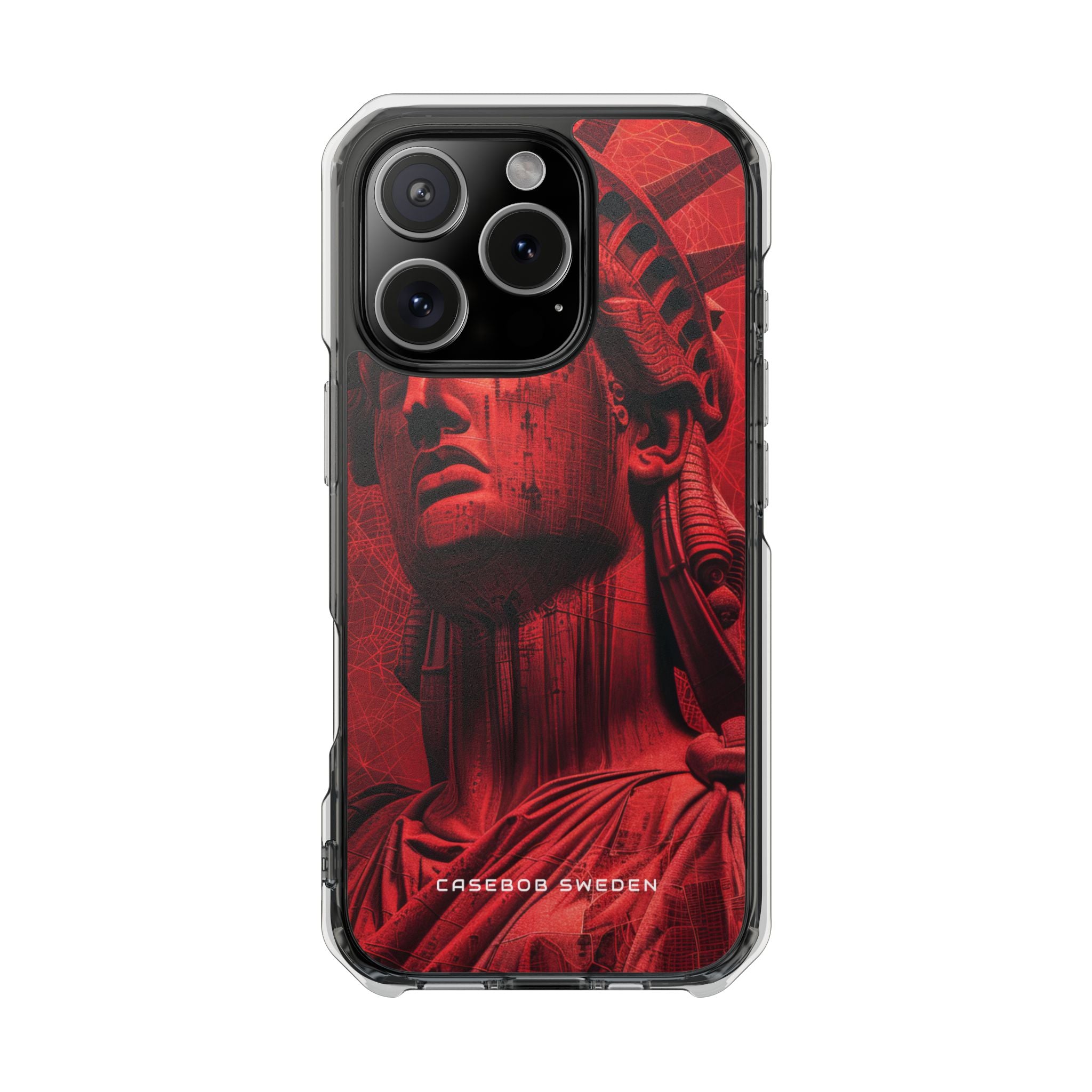 Zen Red Liberty Vision iPhone 16 - Klare, schlagfeste Handyhülle