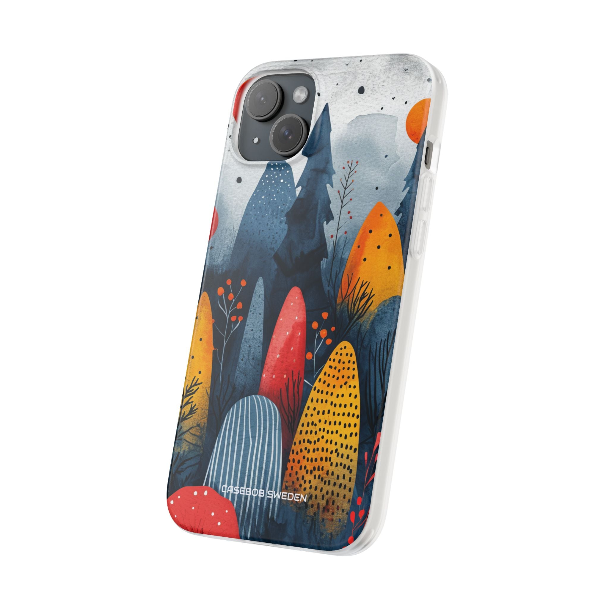 Whimsical Nature - Flexi iPhone 15 Phone Case