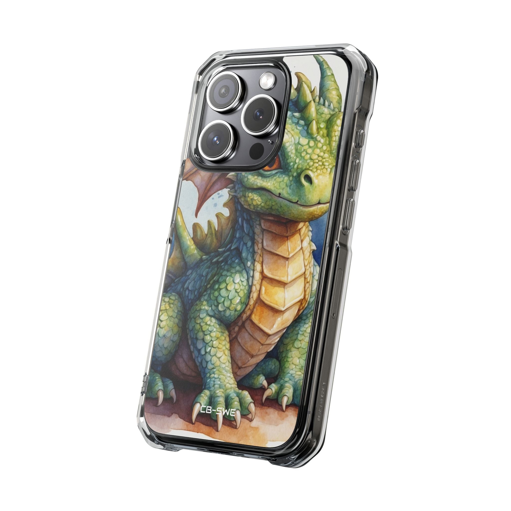 Green Dragon Smiles iPhone Case - Impact