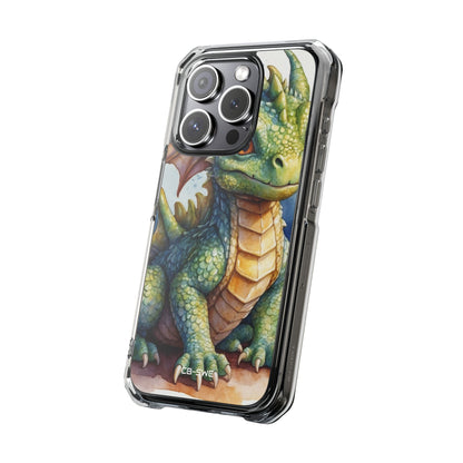 Green Dragon Smiles iPhone Case - Impact