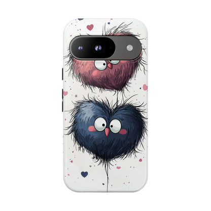 Fluffy Hearts Embrace - Google Pixel Case