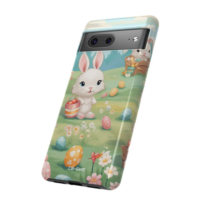 Bunnies Hunt Eggs - Google Pixel Case