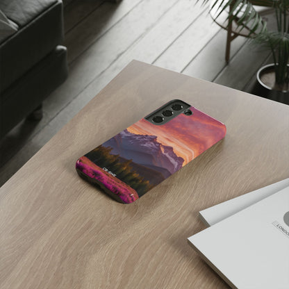 Mountain Peaks Glow - Samsung Case