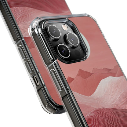 White Orb Dunes iPhone 14 Pro Max Case - Impact