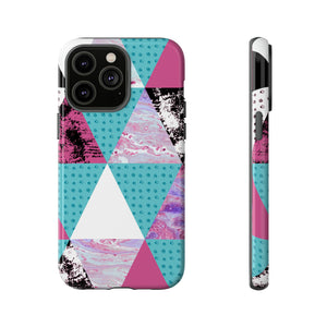 Grunge Triangles - Protective Phone Case