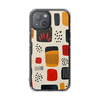 Vibrant Shapes Dance iPhone Case - Impact