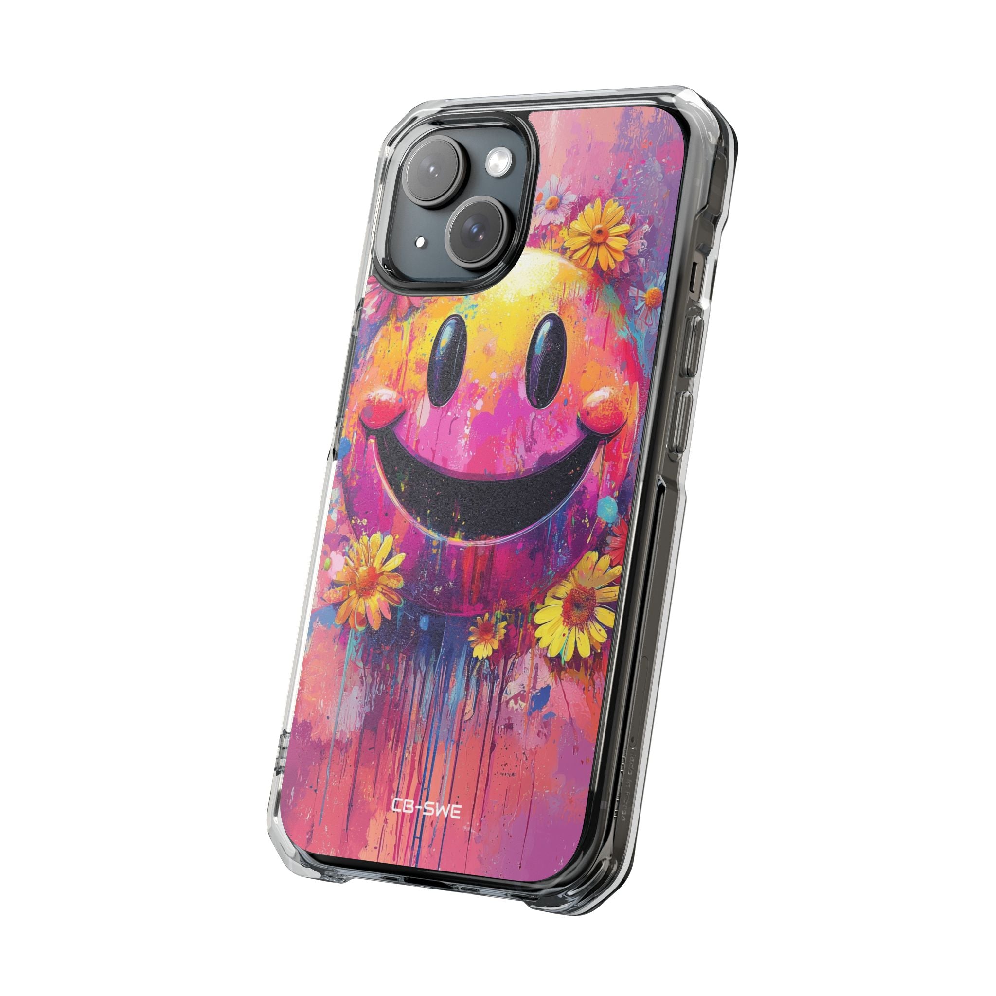 Joyful Smile Blooms iPhone Case - Impact