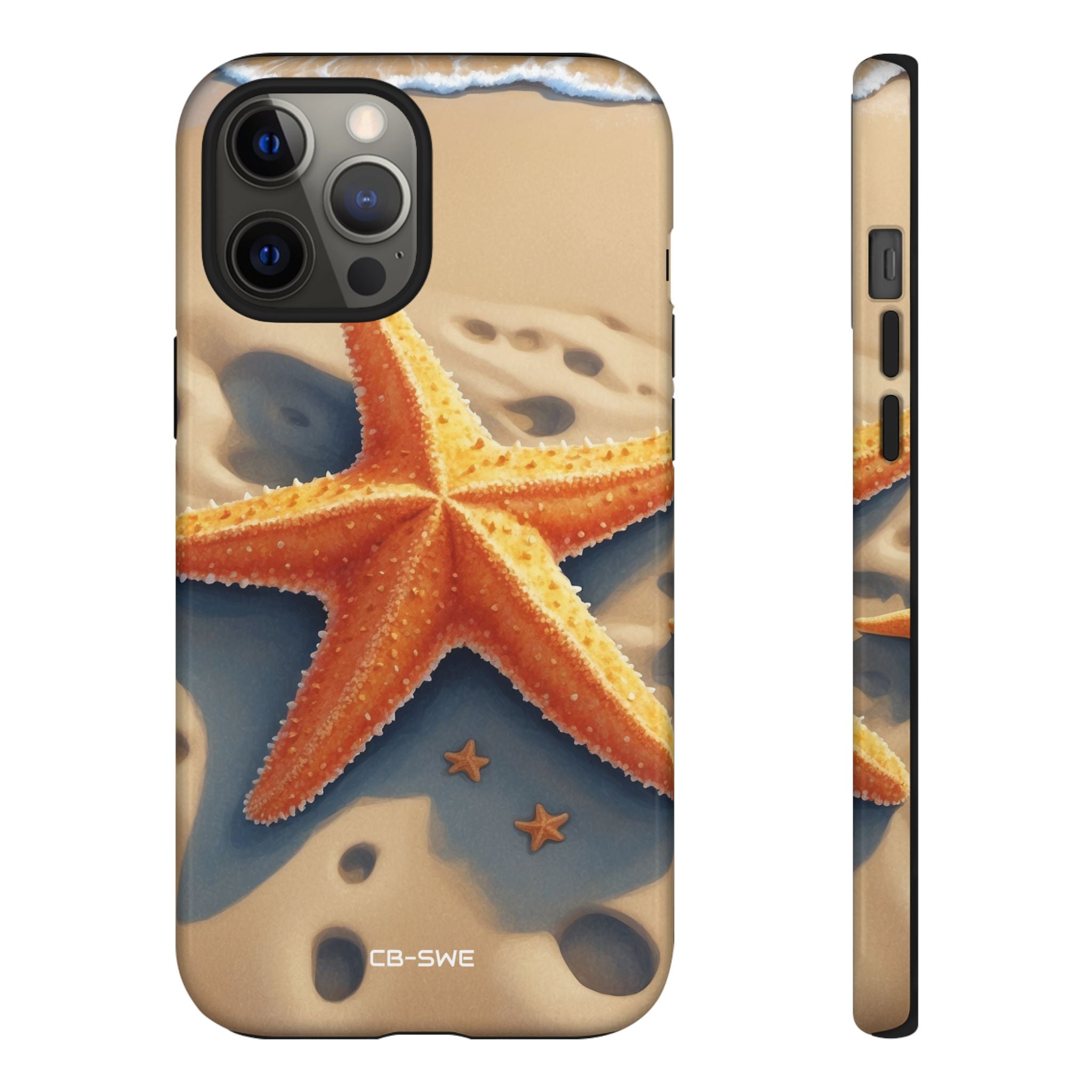 Starfish Rests On Sand - iPhone Case