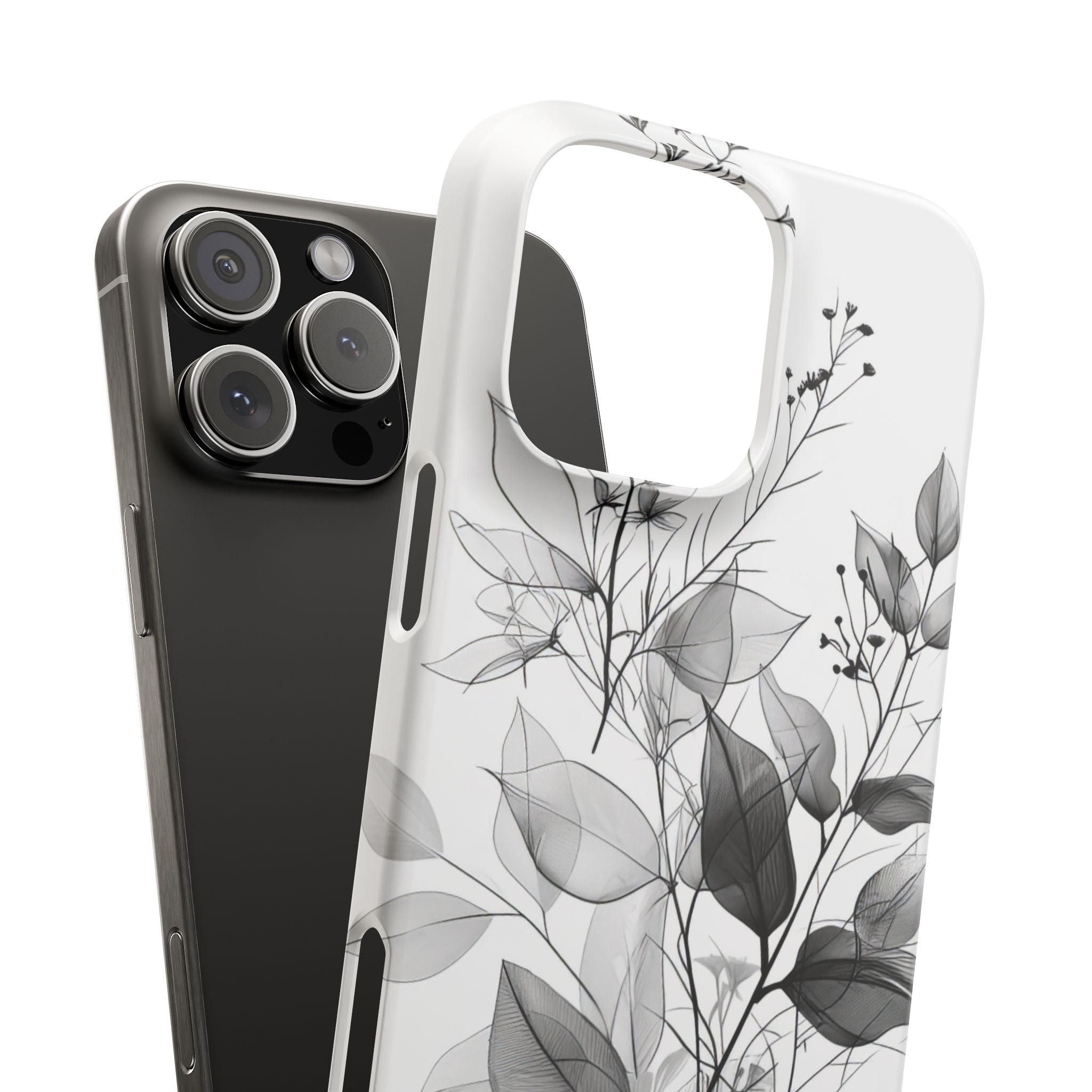 Botanical Line Harmony iPhone 16 - Slim Phone Case