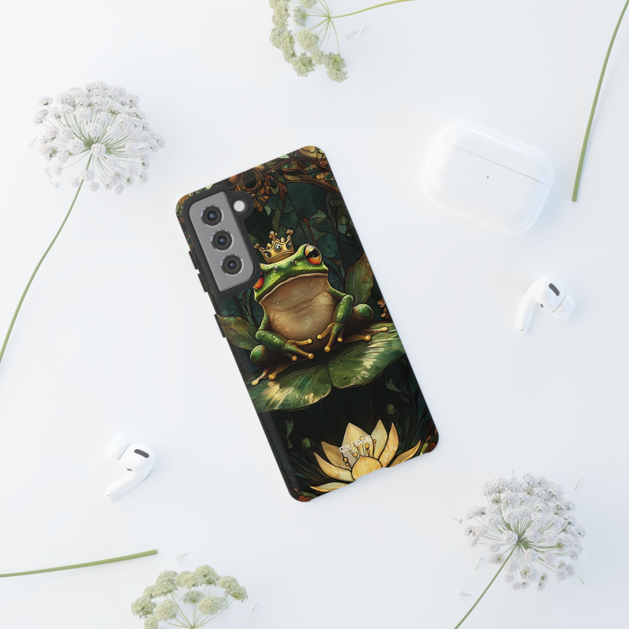 Crowned Frog Rests - Samsung Case