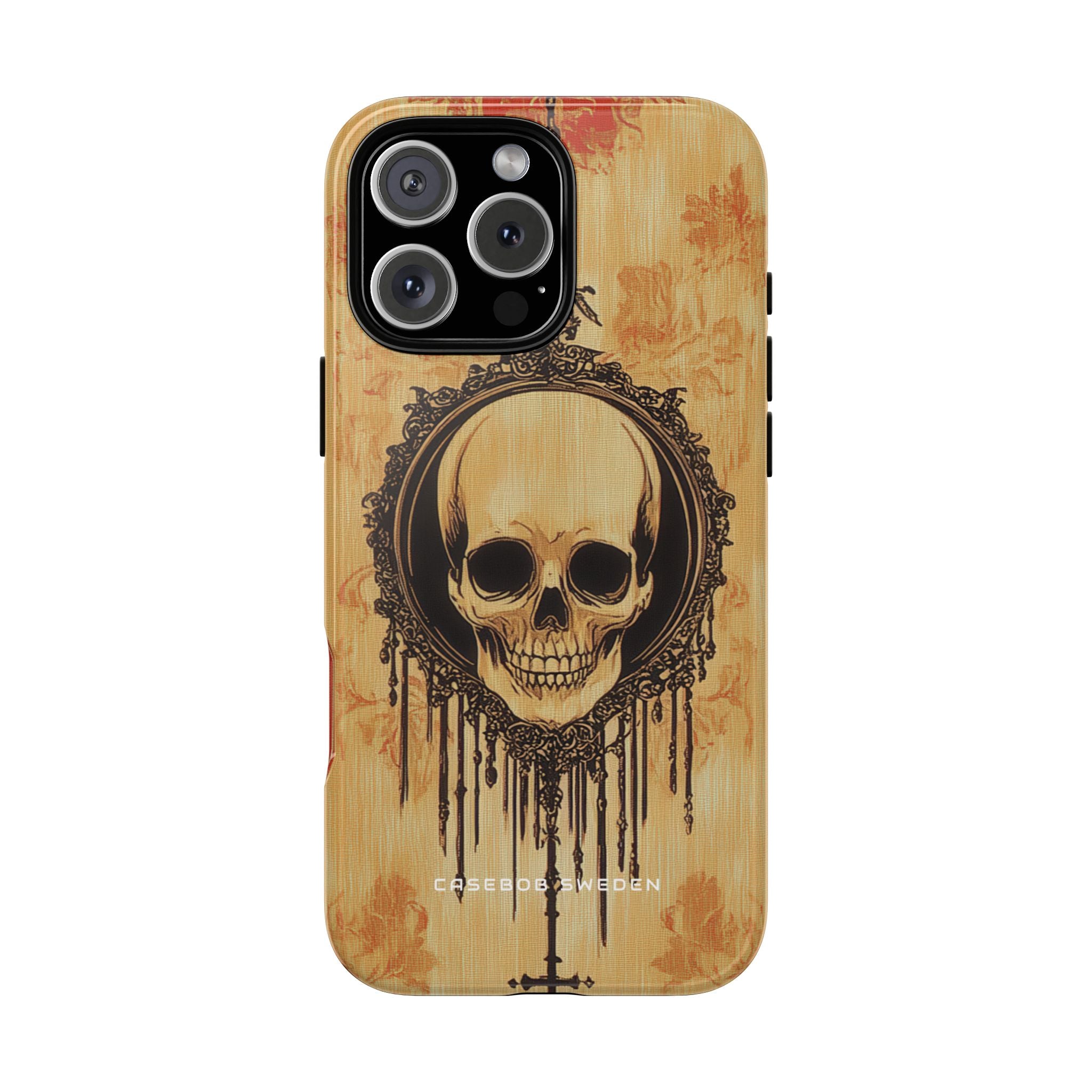 Gothic Skull Elegance iPhone 16 - Tough Phone Case