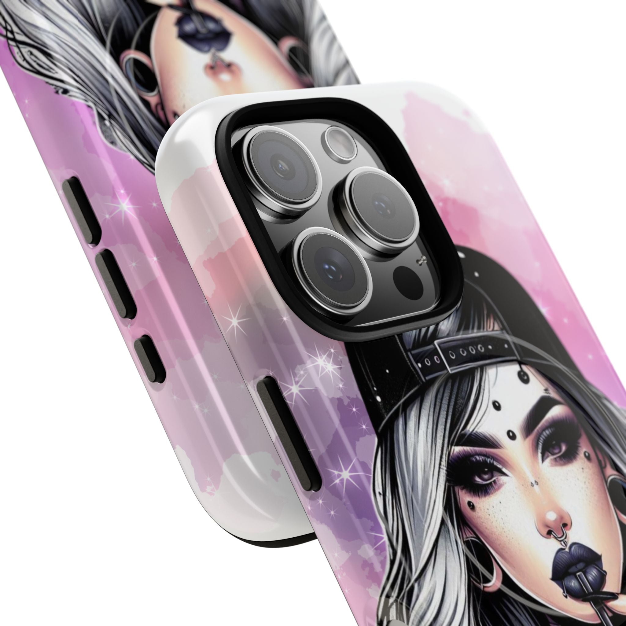 Silver Sip Nebula iPhone 16 Pro Case - Tough+