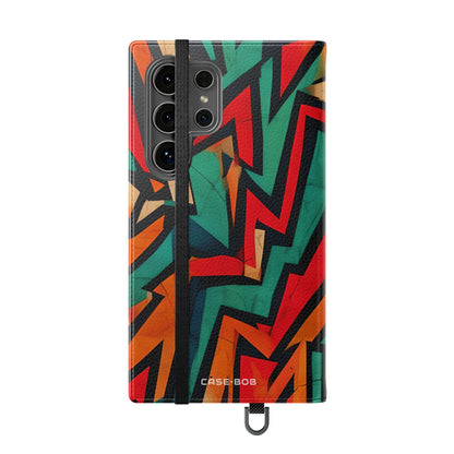 Jagged Flame - Samsung S24 Ultra Case - Portemonnee
